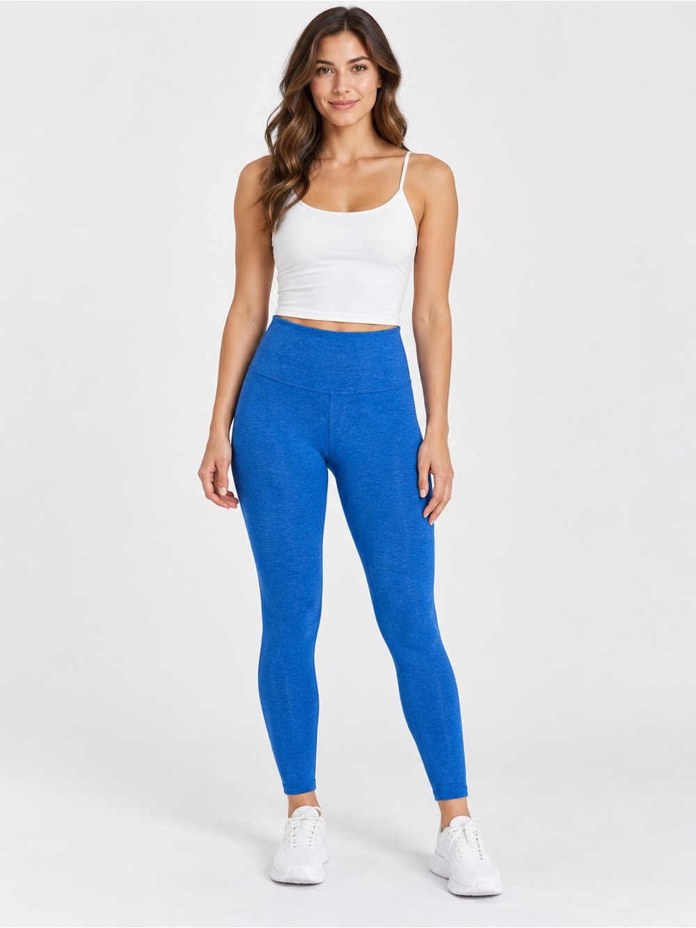 BEYOND YOGA Spacedye Leggings High Waisted Yoga | Ultra Blue Heather | Size S